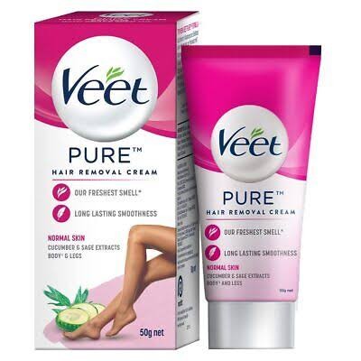 Veet Pure Hair Removal Cream Normal Skin With Cucumber Extract